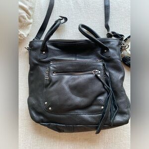 Lucky Brand Black Leather Crossbody Bag